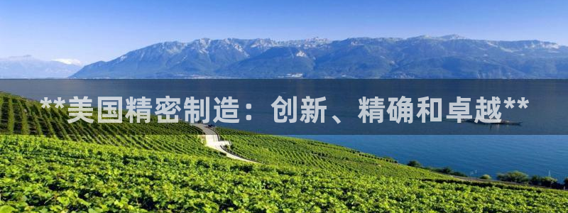 彩神vii官网大赢家：**美国精密制造：创新、精确和卓越**