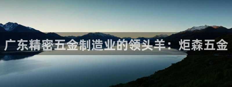 彩神购彩-购彩大厅入口娱乐首选：广东精密五金制造业的领头羊：炬森五金