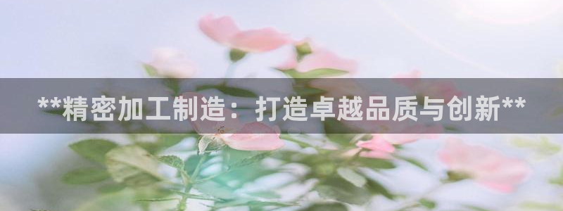 彩神可以提现吗：**精密加工制造：打造卓越品质与创新**