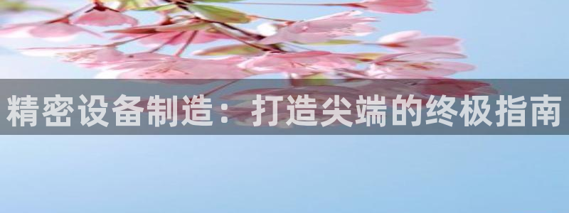 彩神购彩-购彩大厅入口娱乐首选：精密设备制造：打造尖端的终极指南