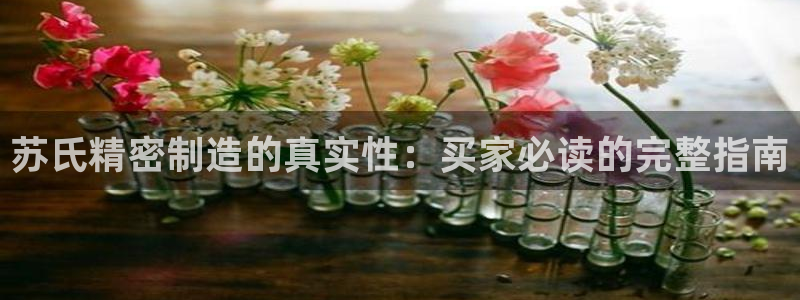 彩神v争霸是啥：苏氏精密制造的真实性：买家必读的完整指南