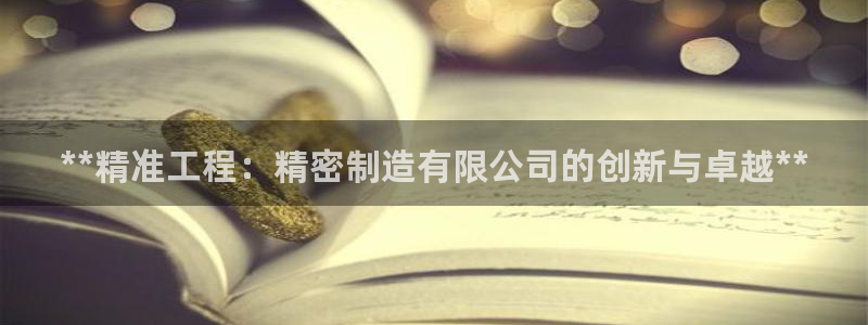 彩神官方登录：**精准工程：精密制造有限公司的创新与卓越**