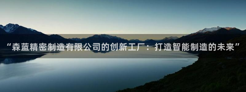 彩神购彩-购彩大厅入口36fr：“森蓝精密制造有限公司的创新工厂：打造智能制造的未来”