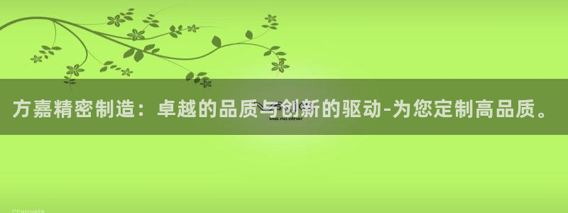 彩神团队是真的吗：方嘉精密制造：卓越的品质与创新的驱动-为您定制高品质。