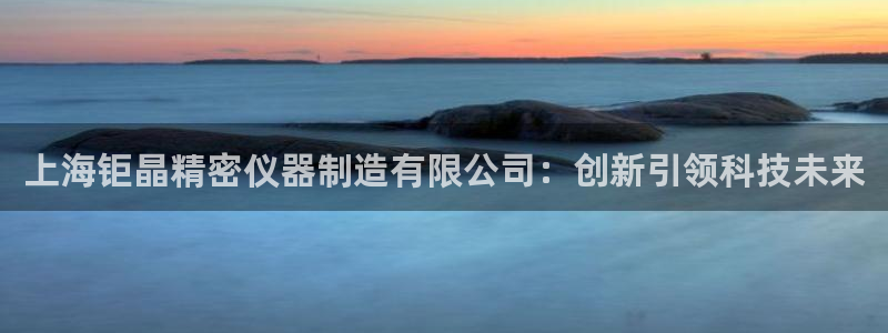 彩神官方邀请码是多少：上海钜晶精密仪器制造有限公司：创新引领科技未来