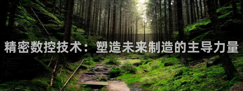 彩神是什么平台：精密数控技术：塑造未来制造的主导力量