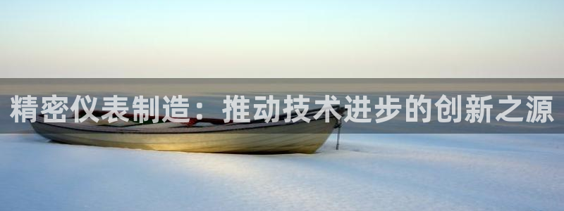 彩神v8是一个什么平台游戏：精密仪表制造：推动技术进步的创新之源